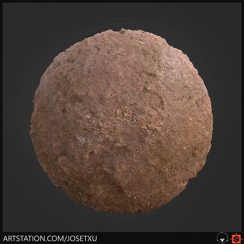 Undersea Rock Material — Materials work by Jose Fernández