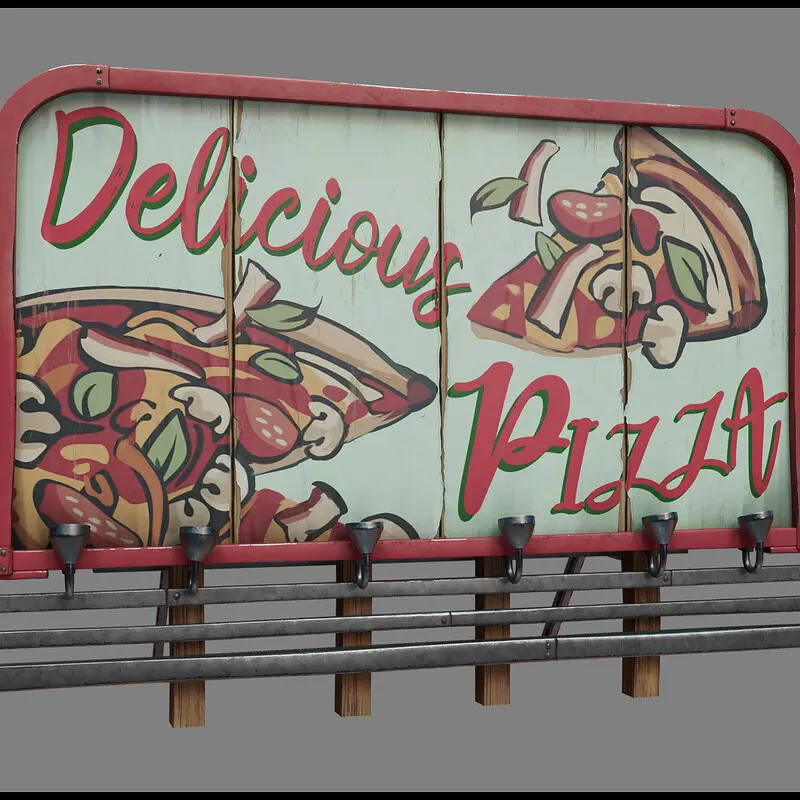 Road Sign — Set & Props work by Jose Fernández