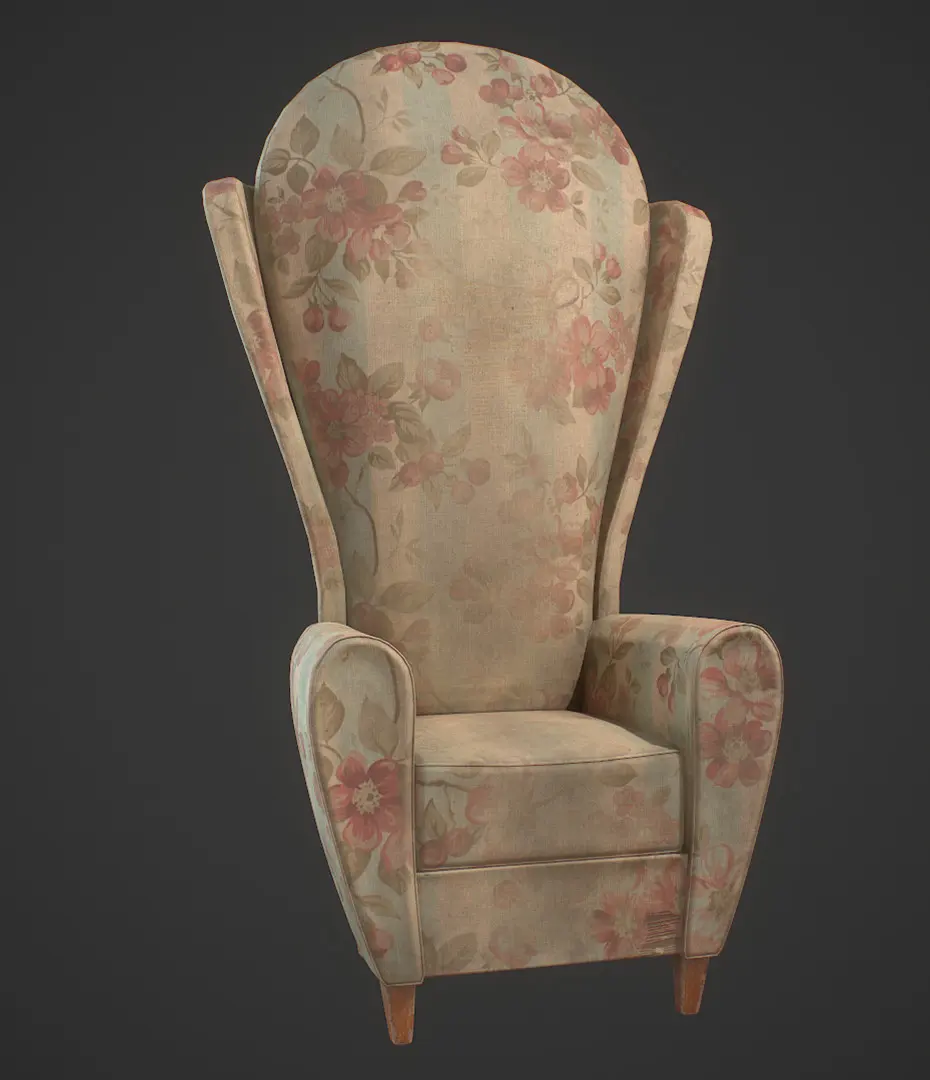 Grandma's Armchair — Set & Props work by Jose Fernández