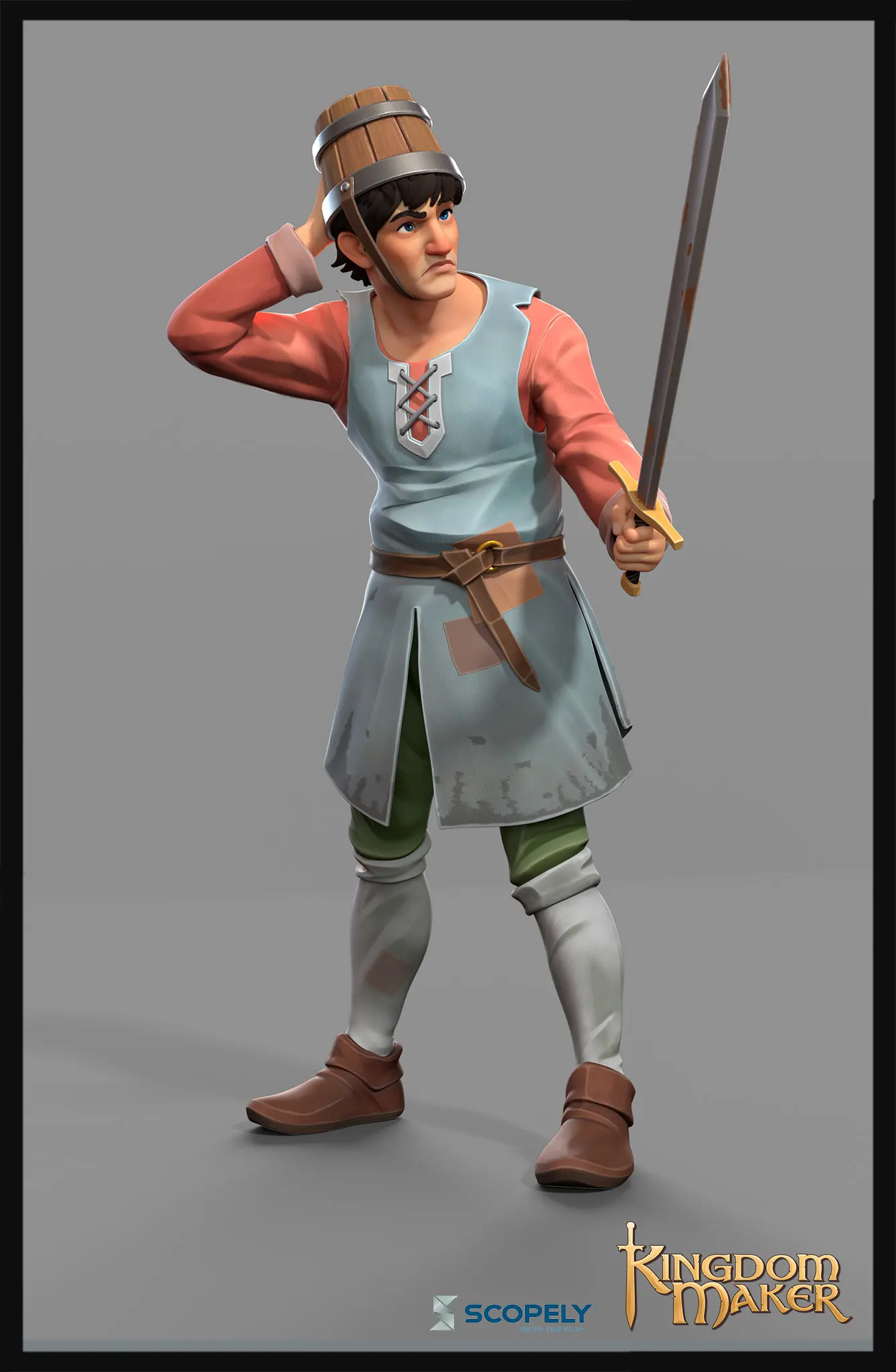Kingdom Maker - Militian Man — Characters work by Jose Fernández