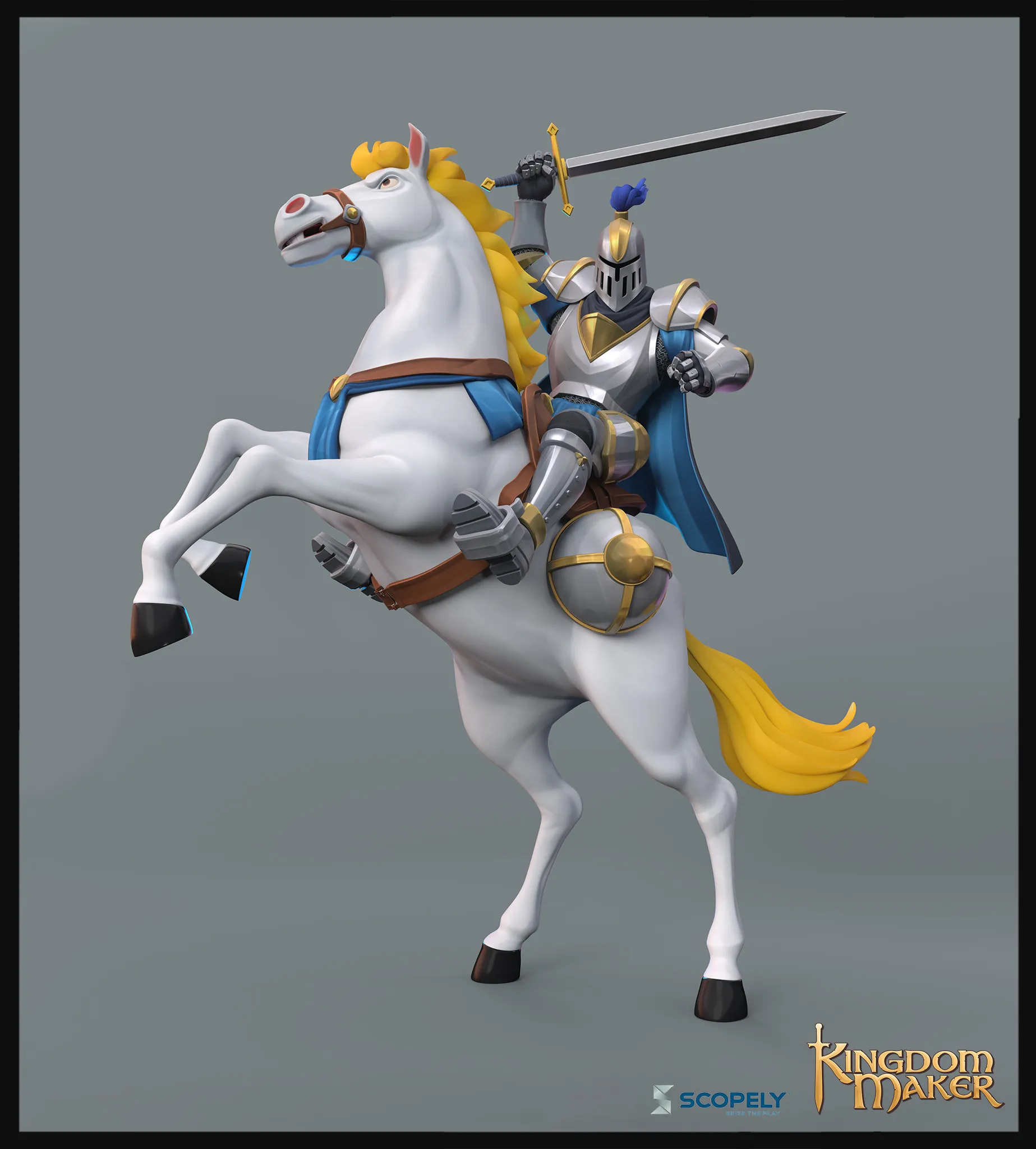 Kingdom Maker - Knight Horse, image 1 of 1